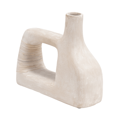 Marble, 2"H Horseshoe Tabletop Deco, White - Al Rugaib Furniture