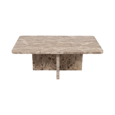 MARBLE, 48" COFFEE TABLE, BROWN KD - Al Rugaib Furniture
