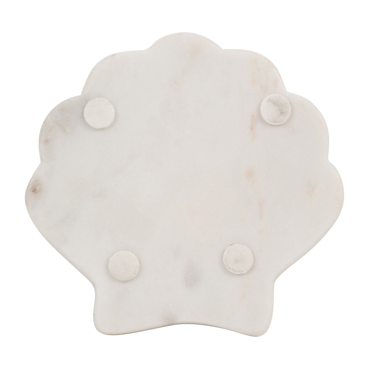 MARBLE, 5" SHELL TRINKET DISH, WHITE Table Decors| Sagebrook Home