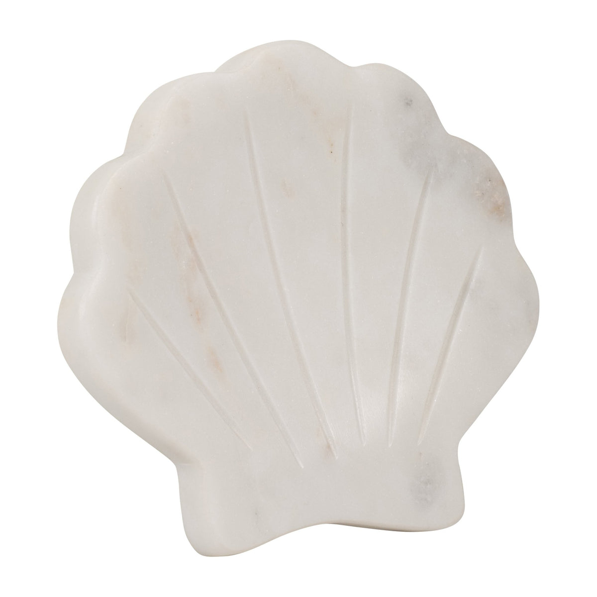 MARBLE, 5" SHELL TRINKET DISH, WHITE Table Decors| Sagebrook Home