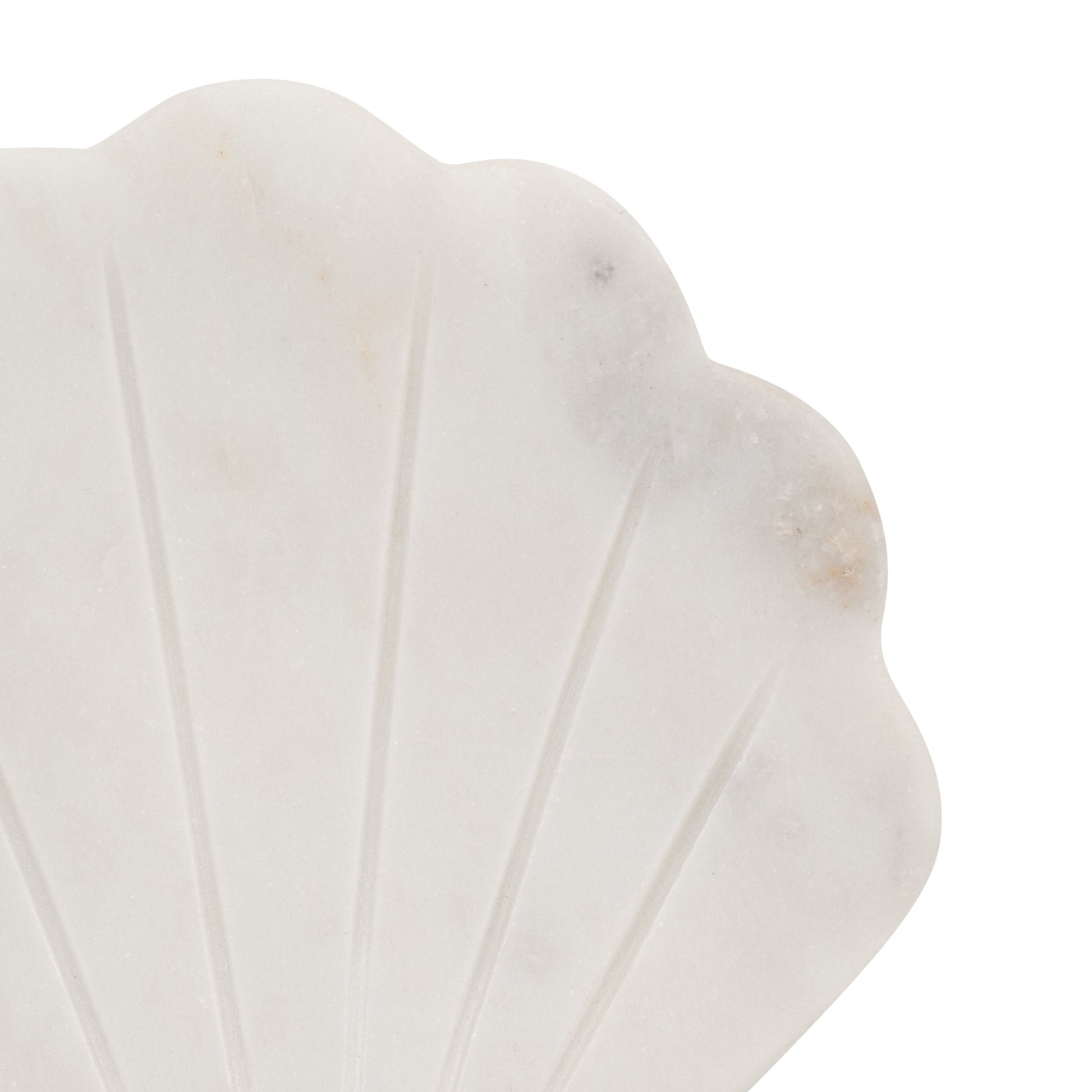 MARBLE, 5" SHELL TRINKET DISH, WHITE Table Decors| Sagebrook Home