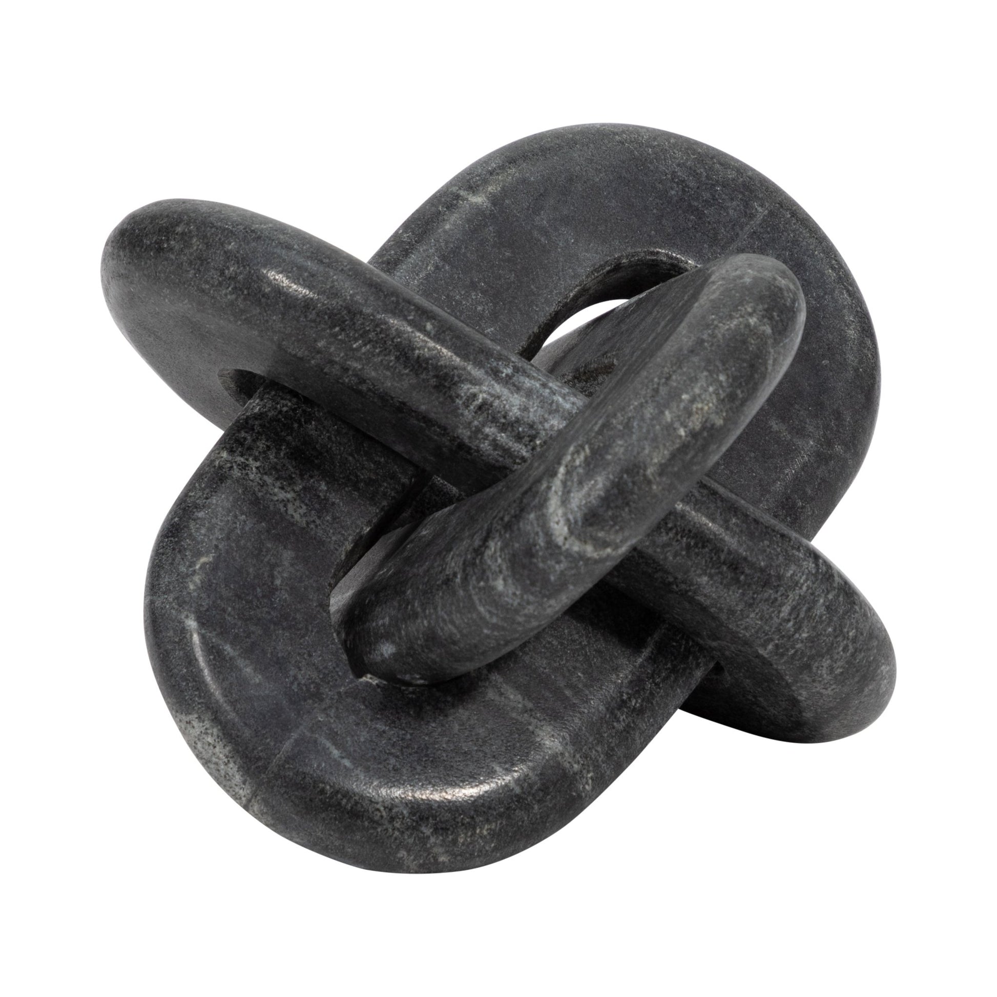 Marble, 6" Knot Decor, Grey Table Decors| Sagebrook Home