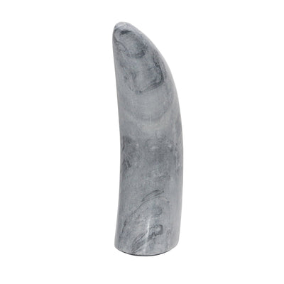 MARBLE 8"H ANTLER DECO, GRAY - Al Rugaib Furniture