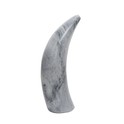 MARBLE 8"H ANTLER DECO, GRAY - Al Rugaib Furniture