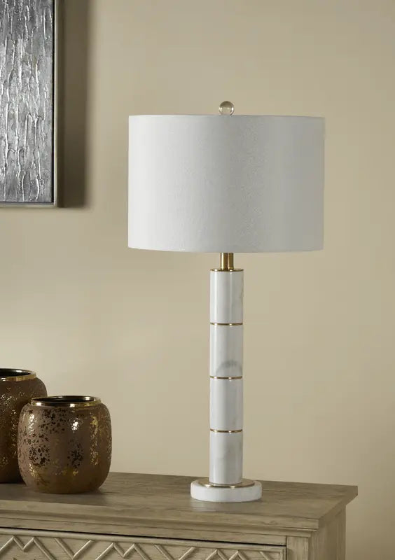 Marble Column Table Lamp Table Lamps| Crestview