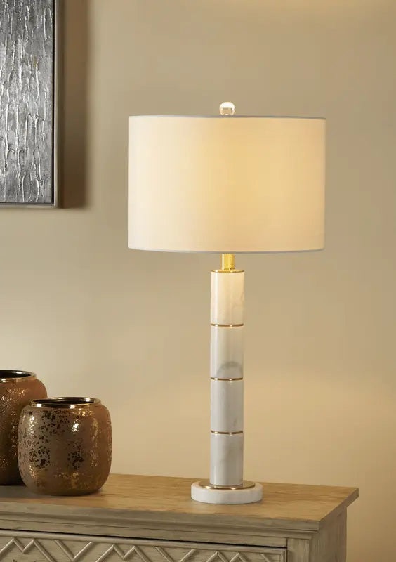 Marble Column Table Lamp Table Lamps| Crestview