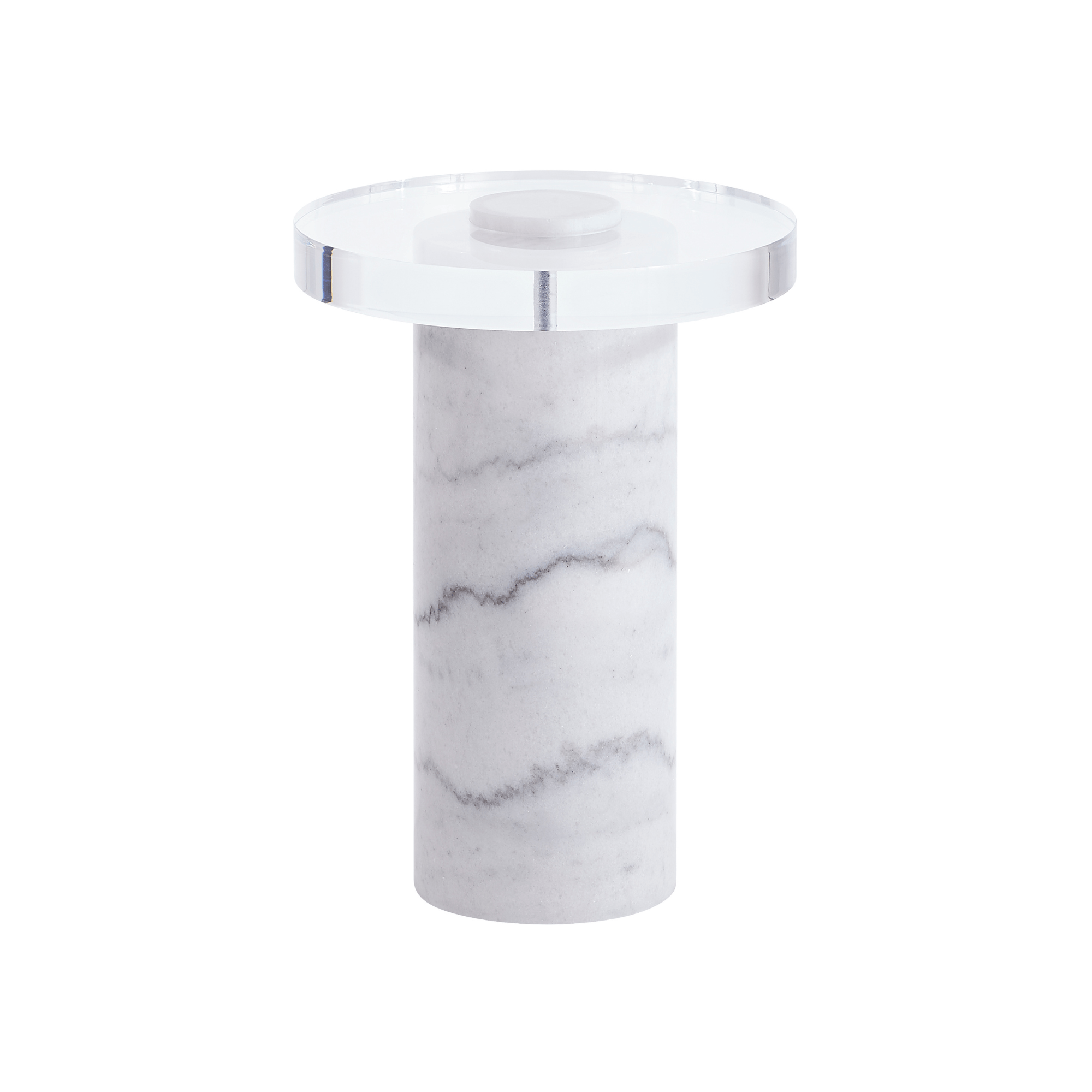 Marble end table wiht the acrylic top Accent & End Tables| Roots Furniture
