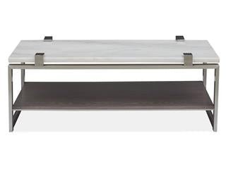 Marble Rectangular Cocktail Table KD - Al Rugaib Furniture