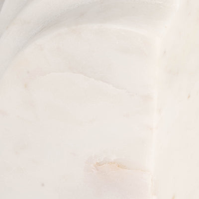 MARBLE, S/2 6"H RAINBOW BOOKENDS, WHITE - Al Rugaib Furniture