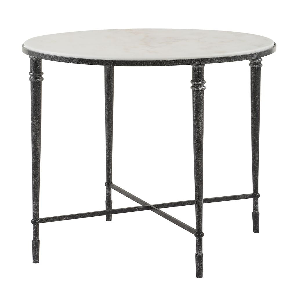 Marcellia Black Oval End Table Accent & End Tables| AlRugaib Furniture