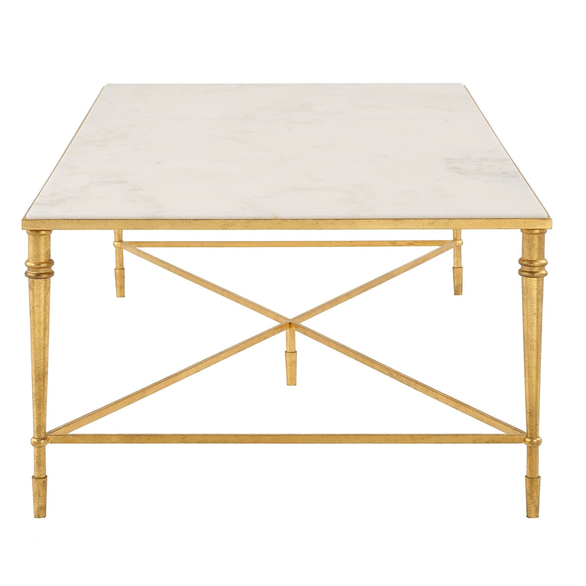 Marcellia Gold Rectangular Coffee Table Coffee Tables| AlRugaib Furniture