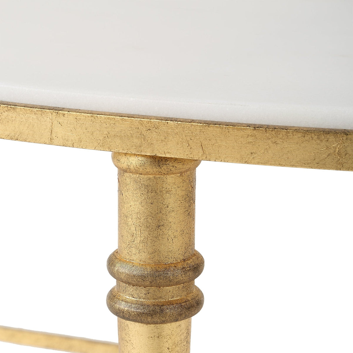 Marcellia Gold Round Coffee Table Coffee Tables| AlRugaib Furniture