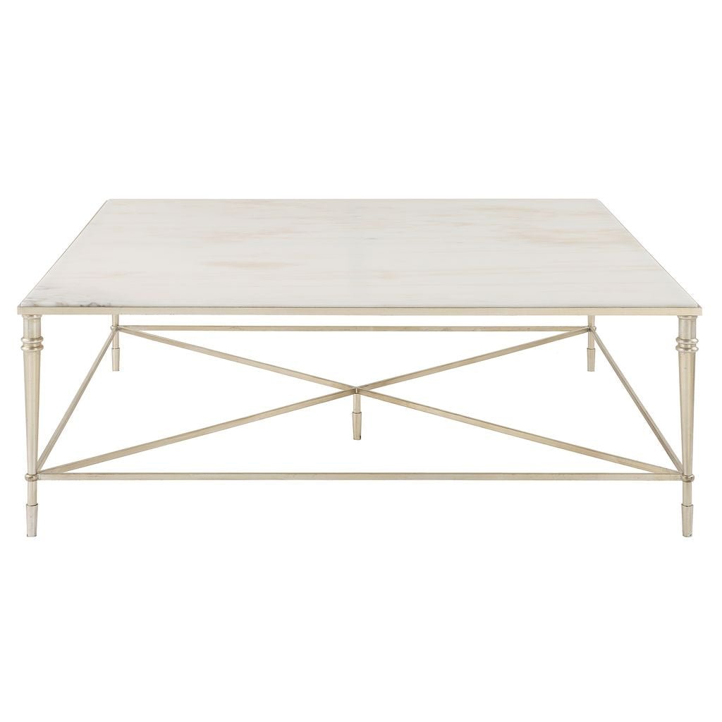 Marcellia Silver Square Coffee Table Coffee Tables| AlRugaib Furniture