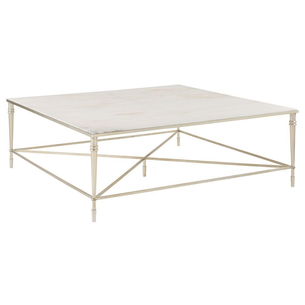 Marcellia Silver Square Coffee Table Coffee Tables| AlRugaib Furniture