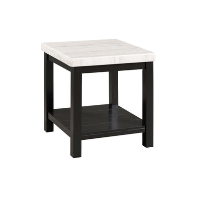 Marcello w/ White Top - End table - Al Rugaib Furniture
