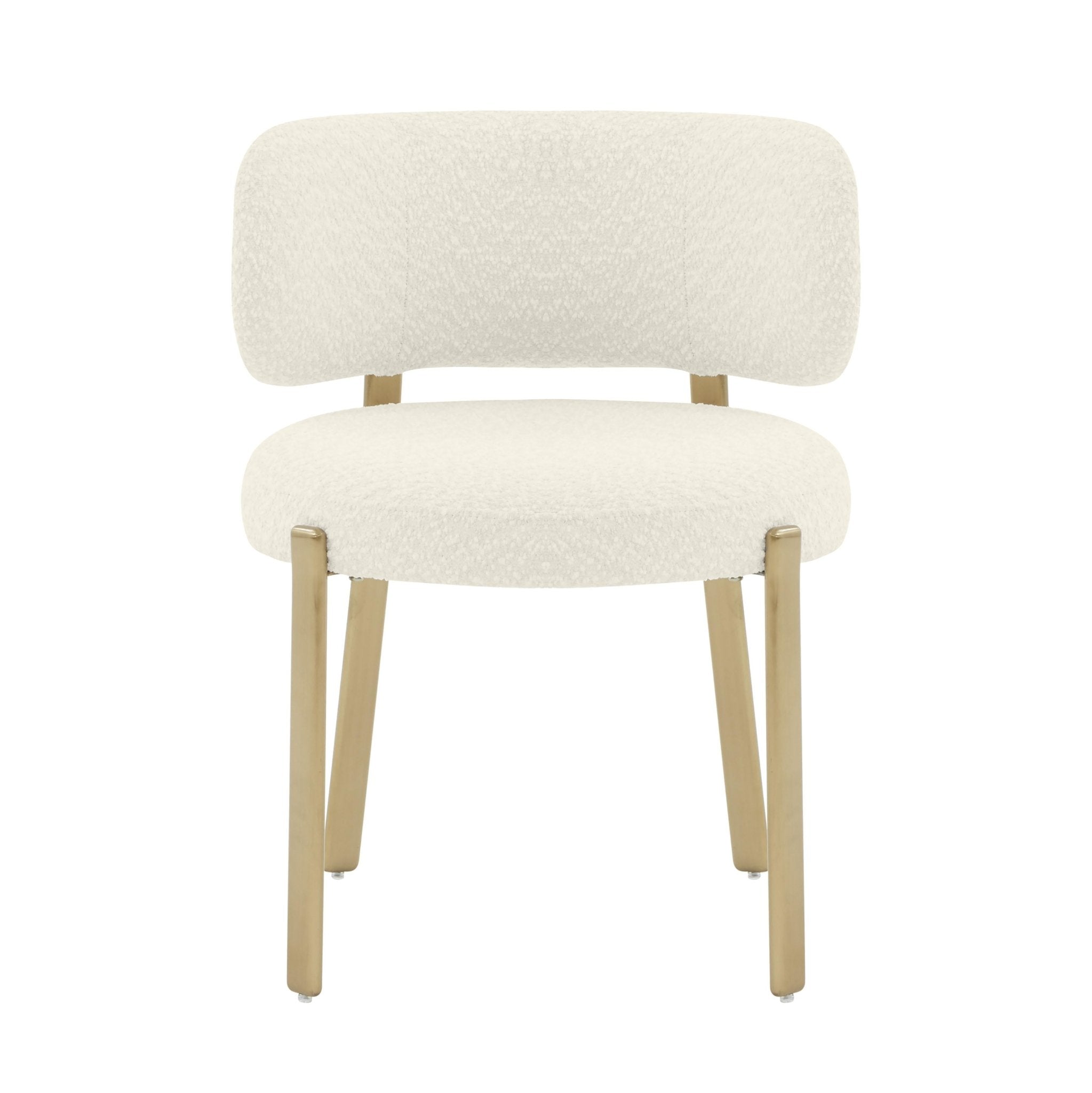 Margaret Cream Performance Boucle Dining Chair Dining Chairs| TOV