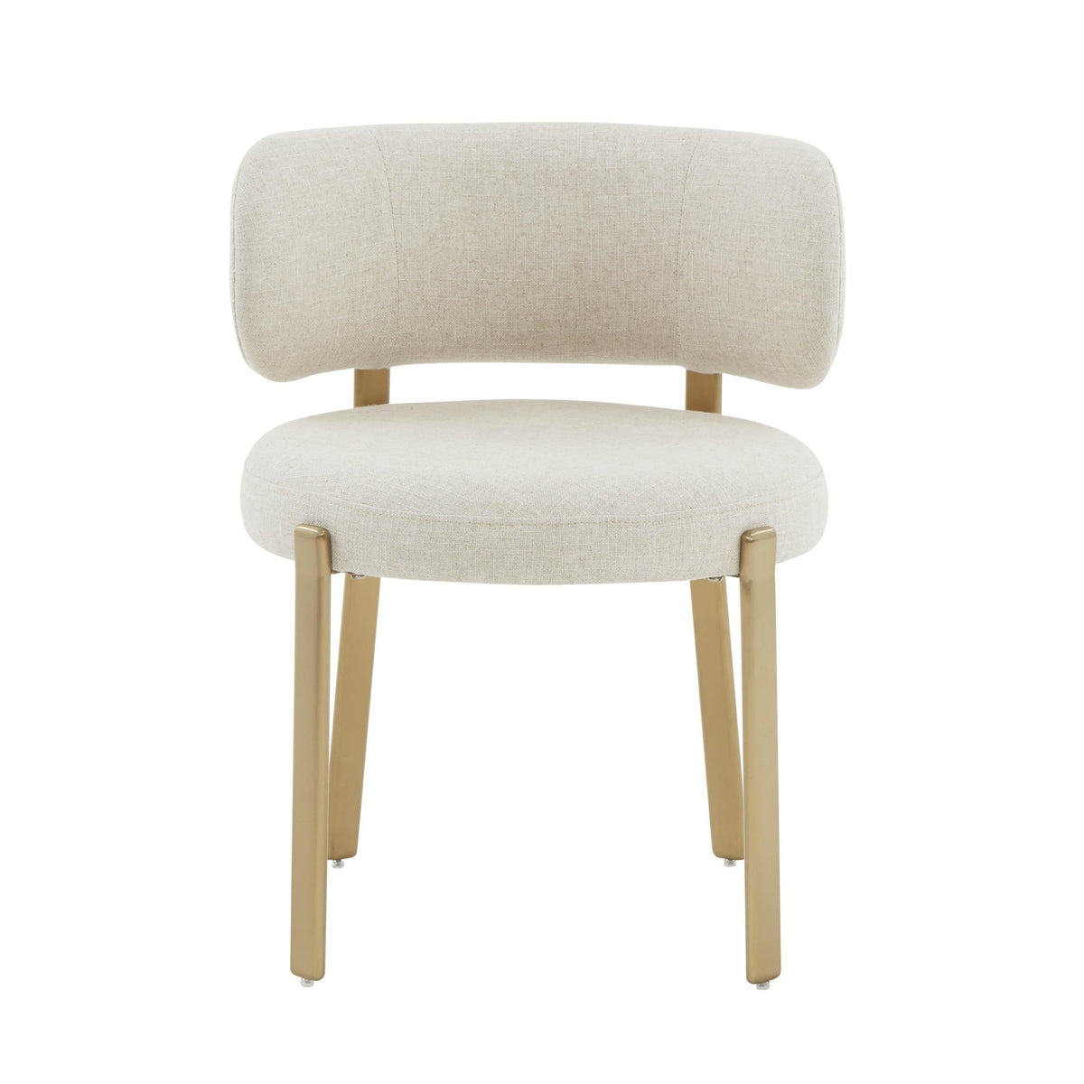 Margaret Cream Performance Linen Dining Chair Dining Chairs| TOV