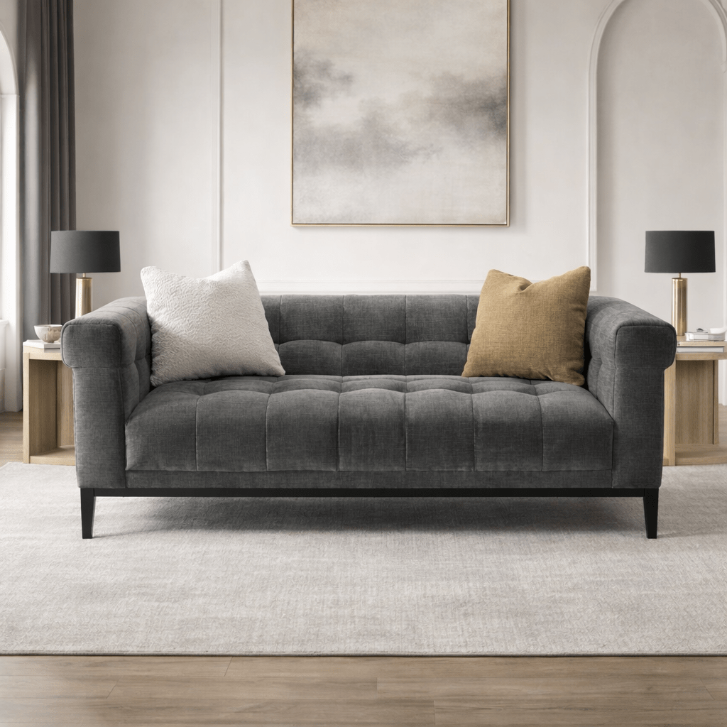 María Charcoal Loveseat W178 Sofas & Loveseats| Roots Furniture
