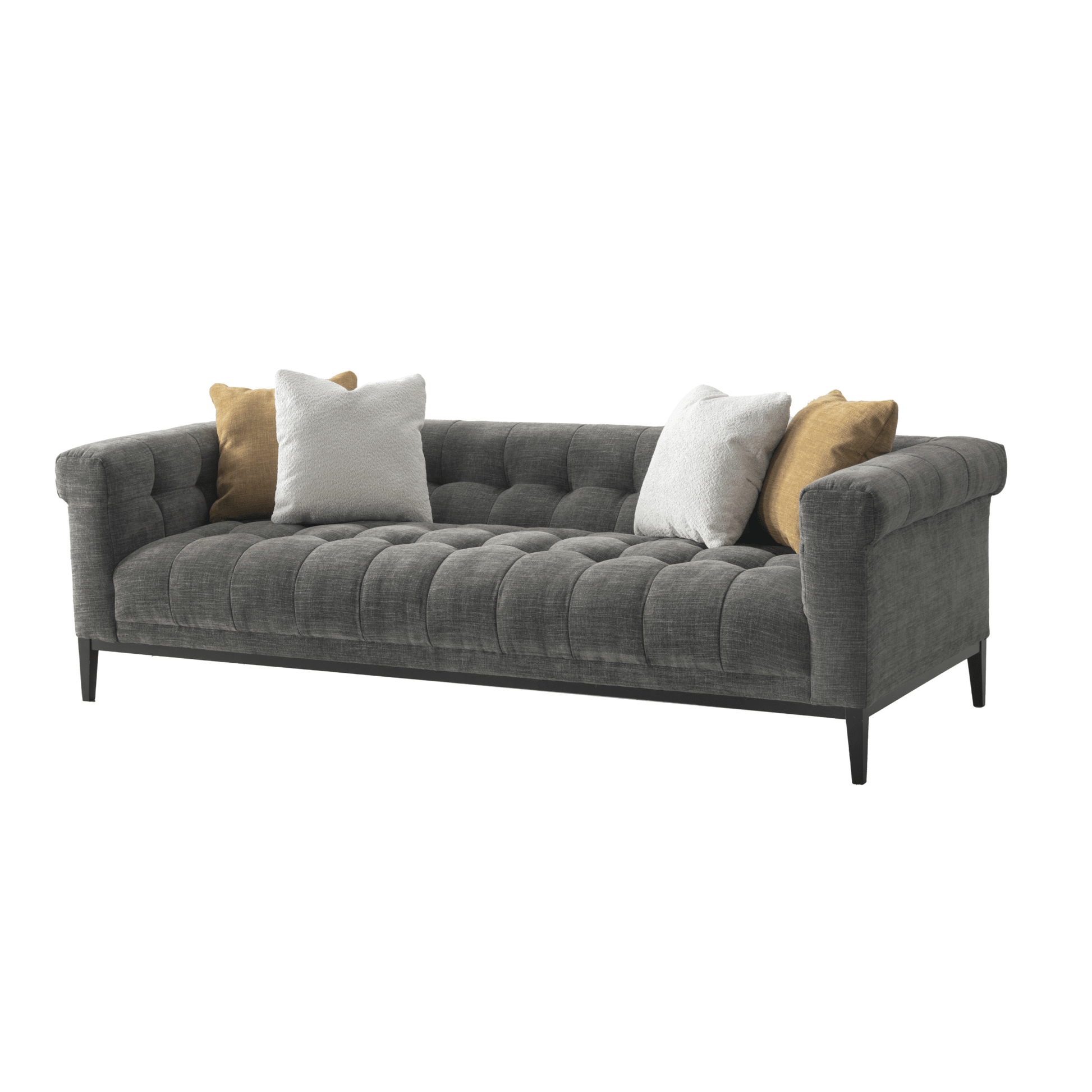 María Charcoal Sofa Set Living Room Sets| Roots Furniture