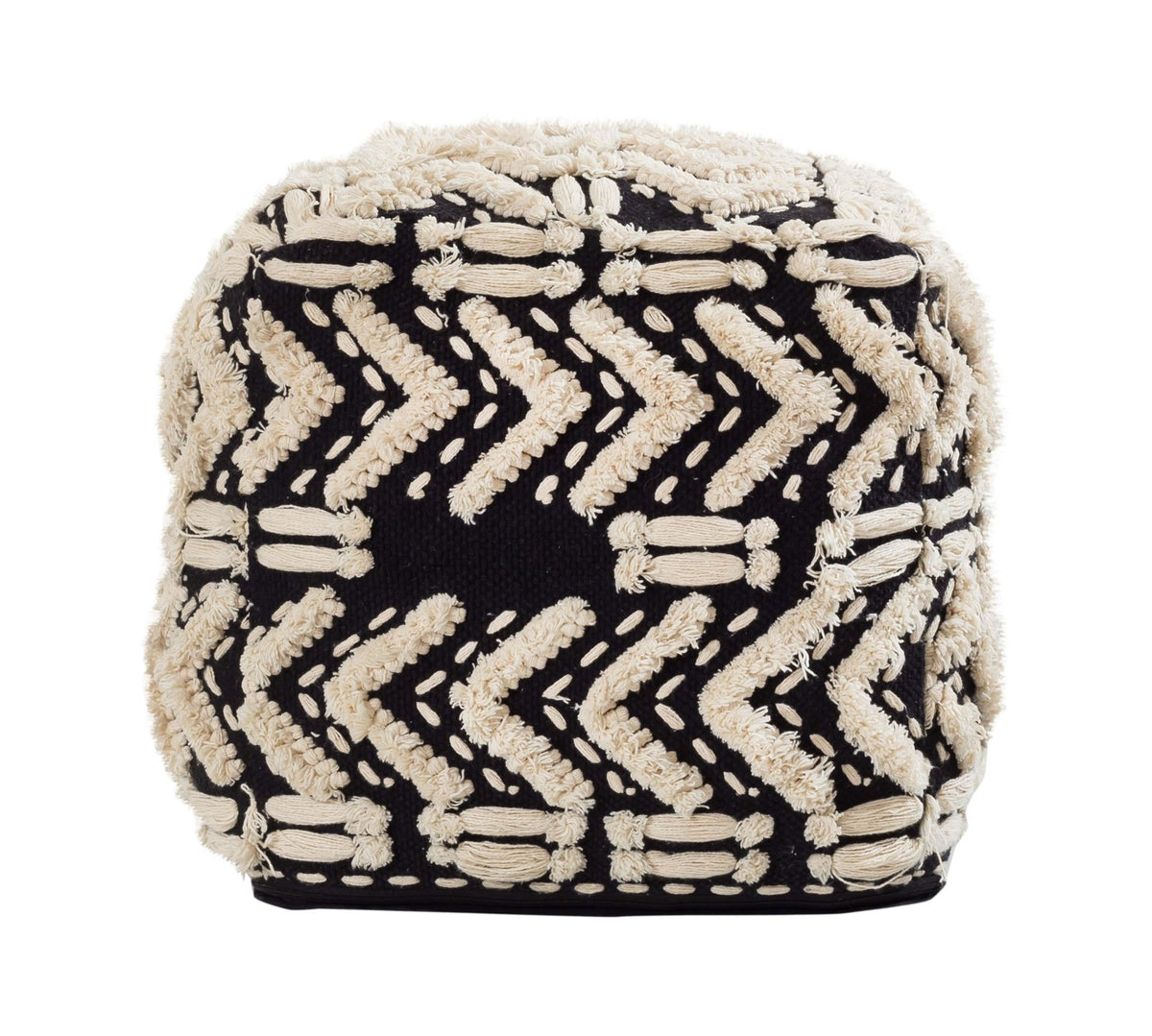 Mariel Cotton Pouf Poufs| TOV