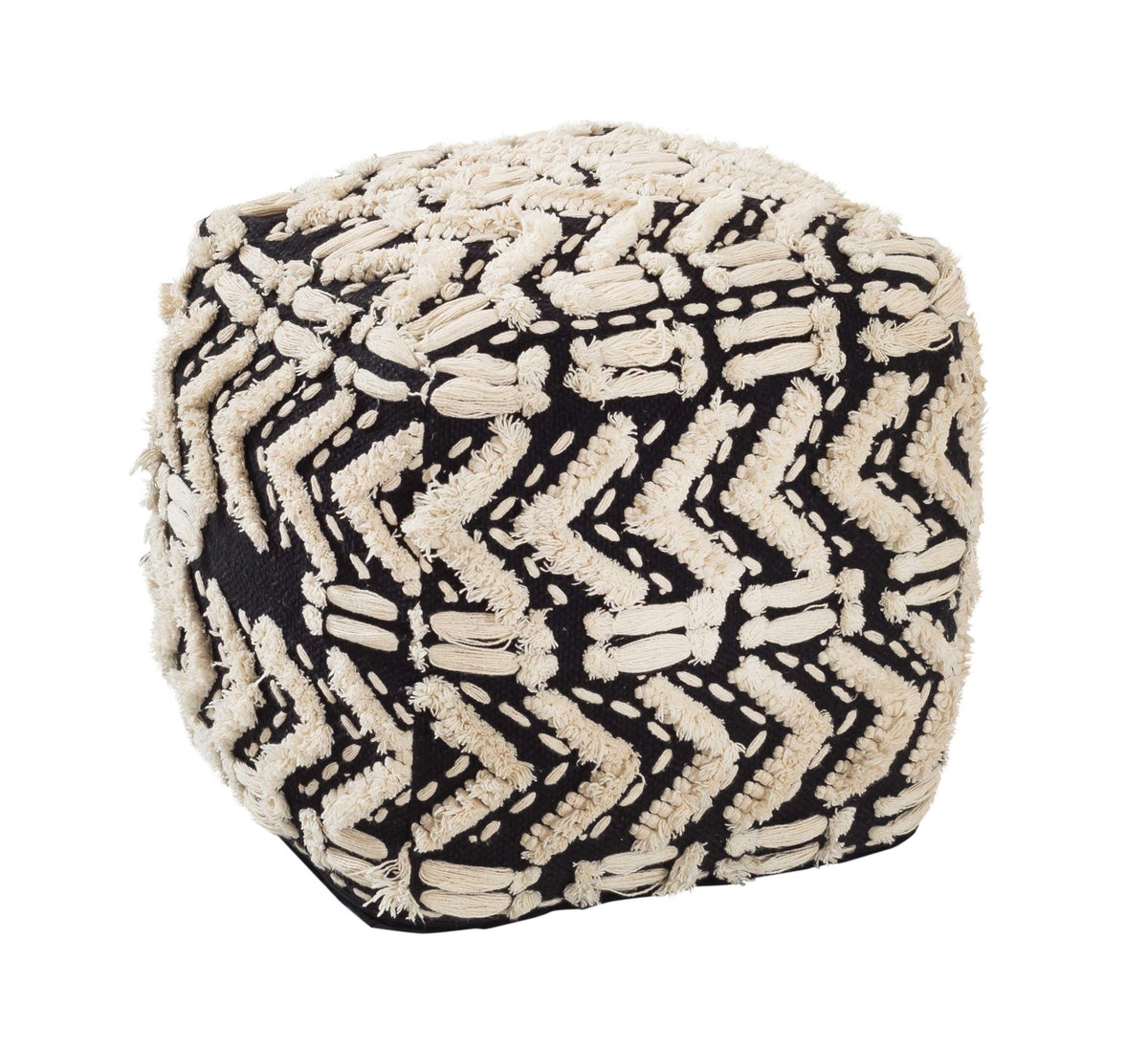 Mariel Cotton Pouf Poufs| TOV