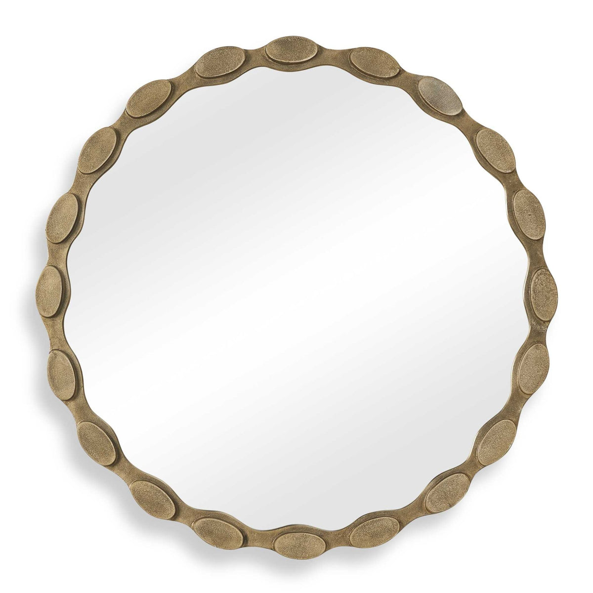 Marietta Round Brass Mirror Mirrors| Uttermost