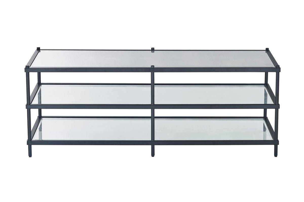 Luxe Black Metal Coffee Table Coffee Tables| Crestview