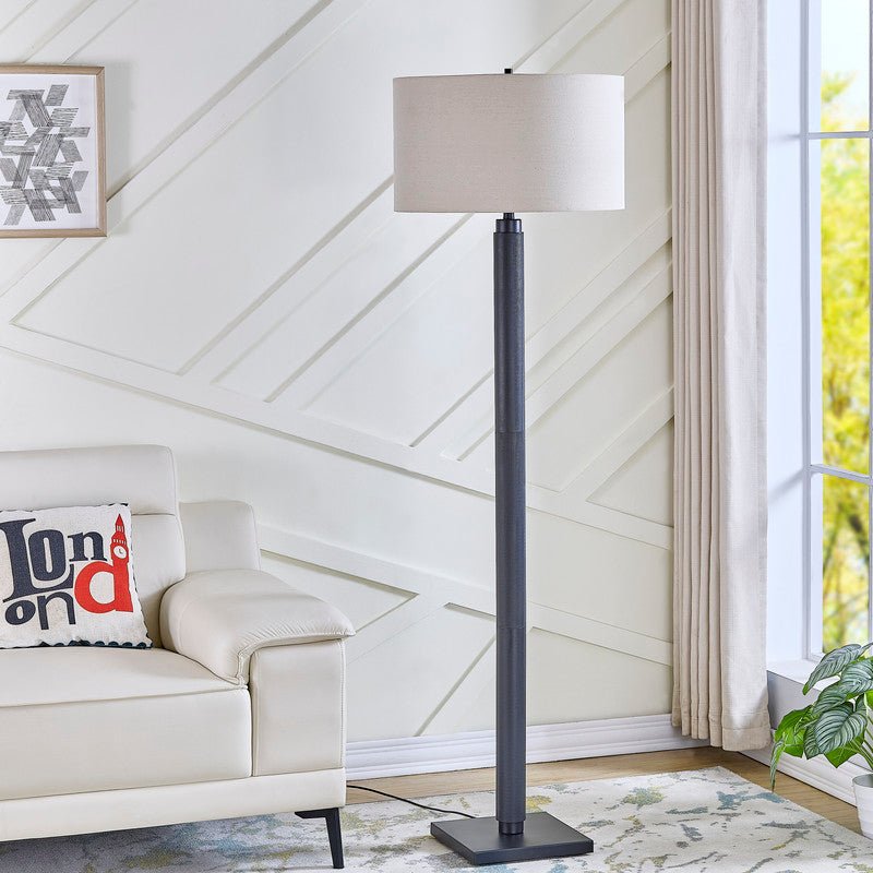 Matt Black Nostalgia Floor Lamp - Al Rugaib Furniture