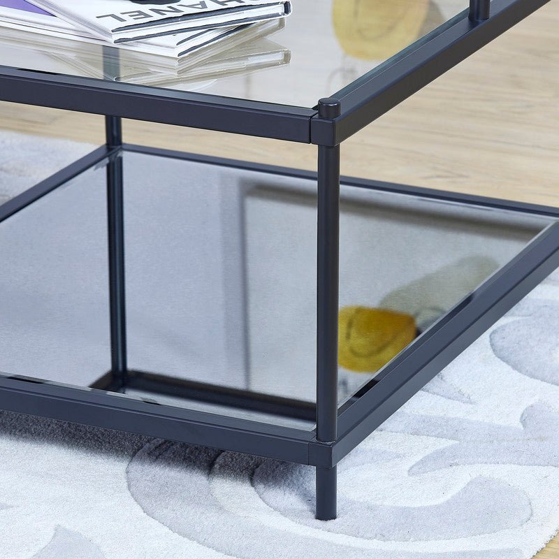 Matt Black Side Table Accent & End Tables| Crestview
