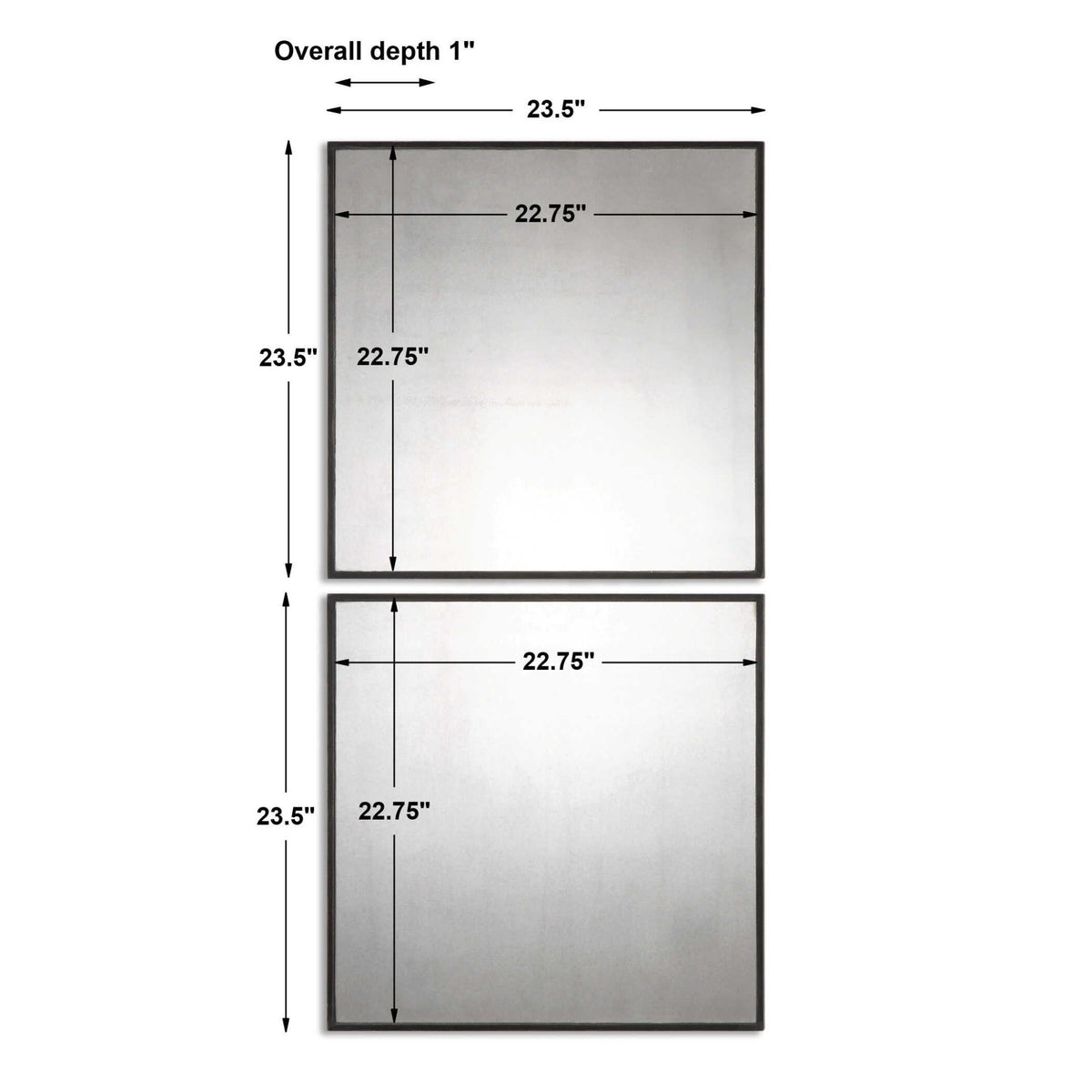 Matty Square Mirrors, S/2 Mirrors| Uttermost