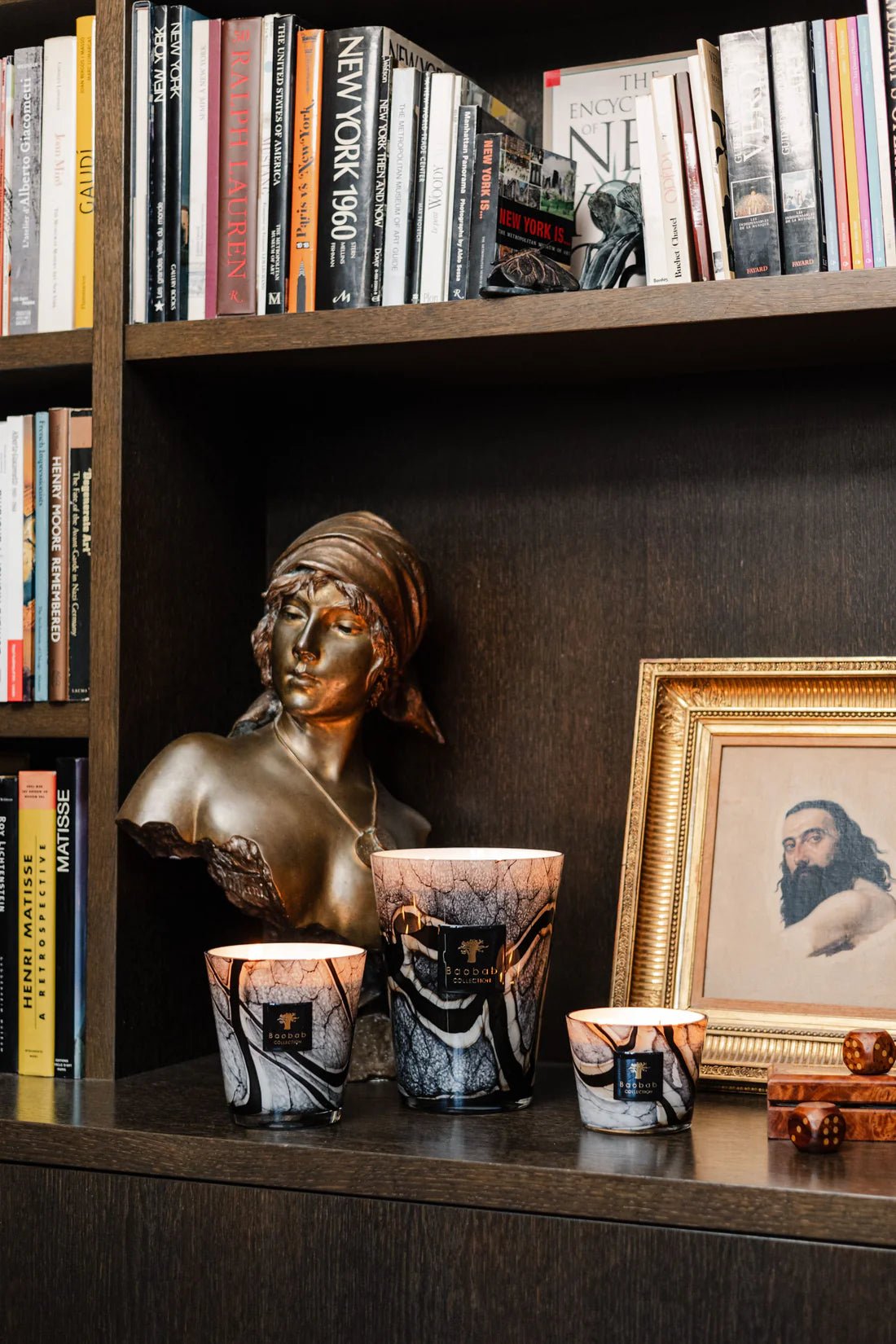 Maxi Max Stones Marble Candles| Baobab Collection