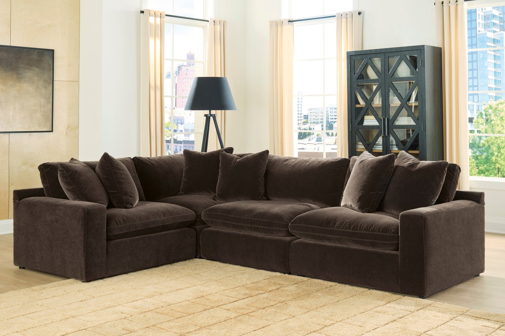 Maxton Heights 4-Piece Sectional Sectionals| Ashley Homestore
