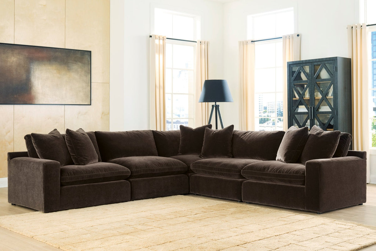 Maxton Heights 5-Piece Sectional Sectionals| Ashley Homestore