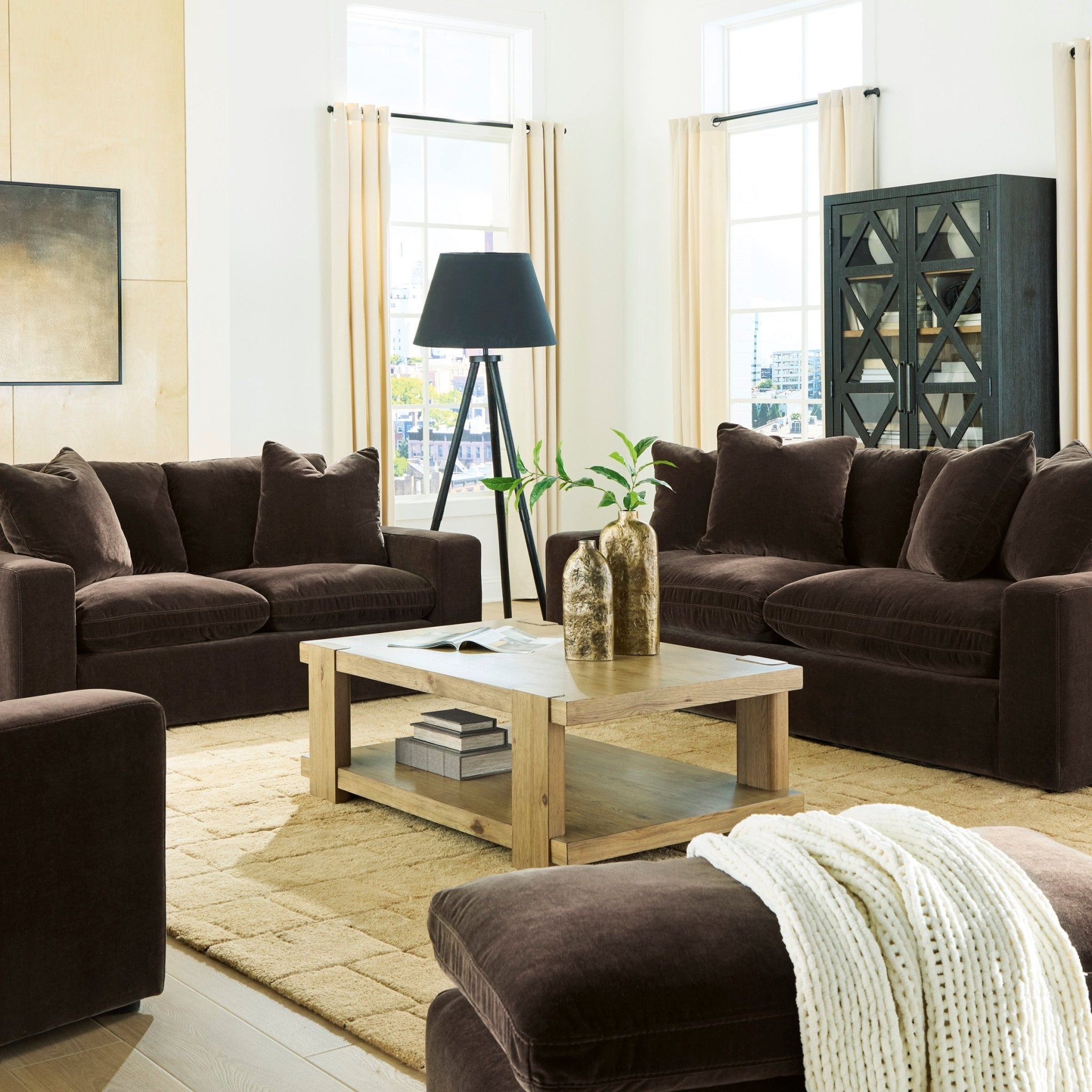 Maxton Heights Sofa Set Living Room Sets| Ashley Homestore