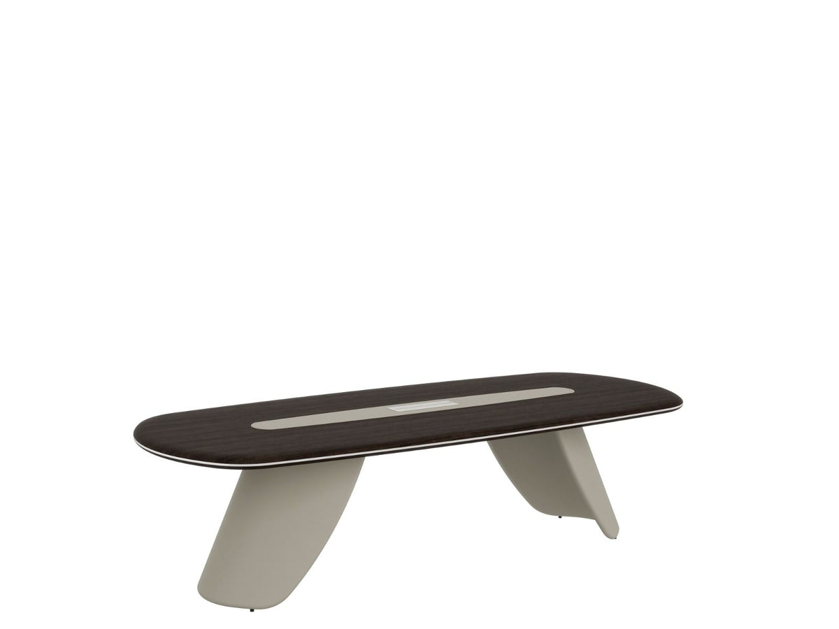 Avia Conference Table – Boat Shape Wood Veneer