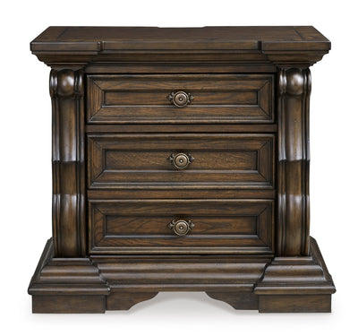 Maylee Three Drawer Night Stand - Al Rugaib Furniture