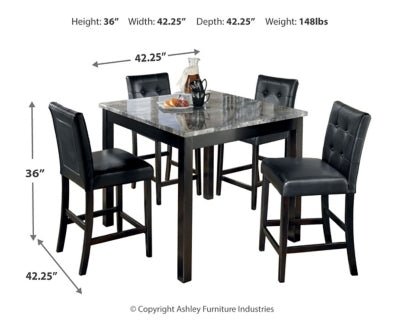 Maysville Counter Height Dining Table and Bar Stools (Set of 5) Dining Room Sets| Ashley Homestore