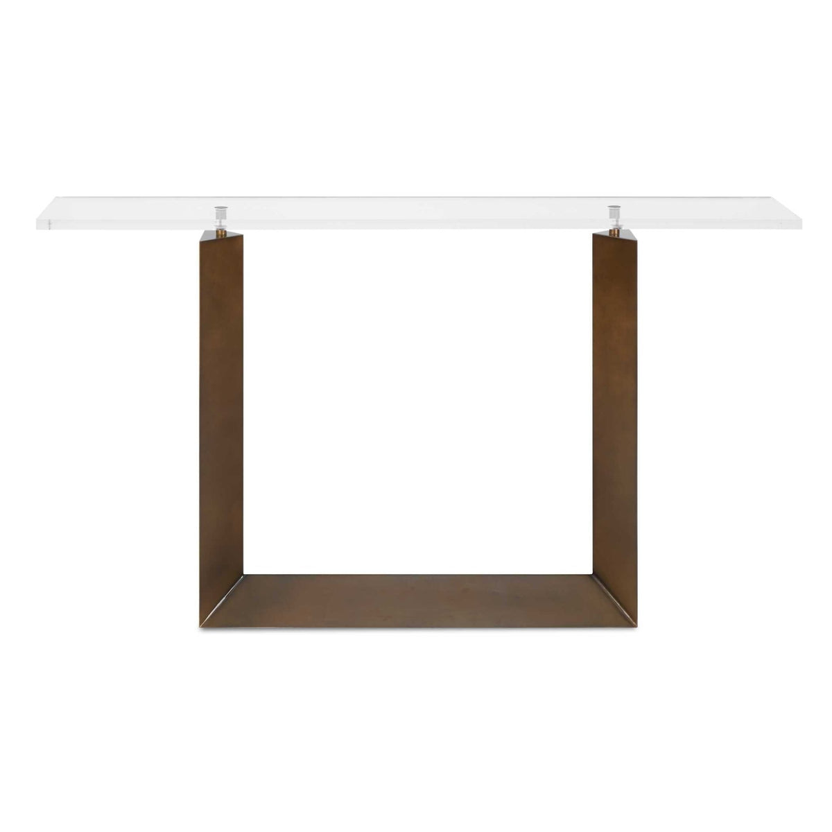 McElroy Modern Bronze Console Table Consoles & Sideboards| Uttermost