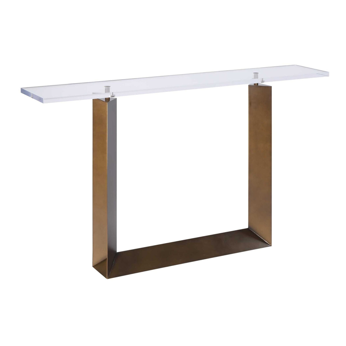 McElroy Modern Bronze Console Table Consoles & Sideboards| Uttermost