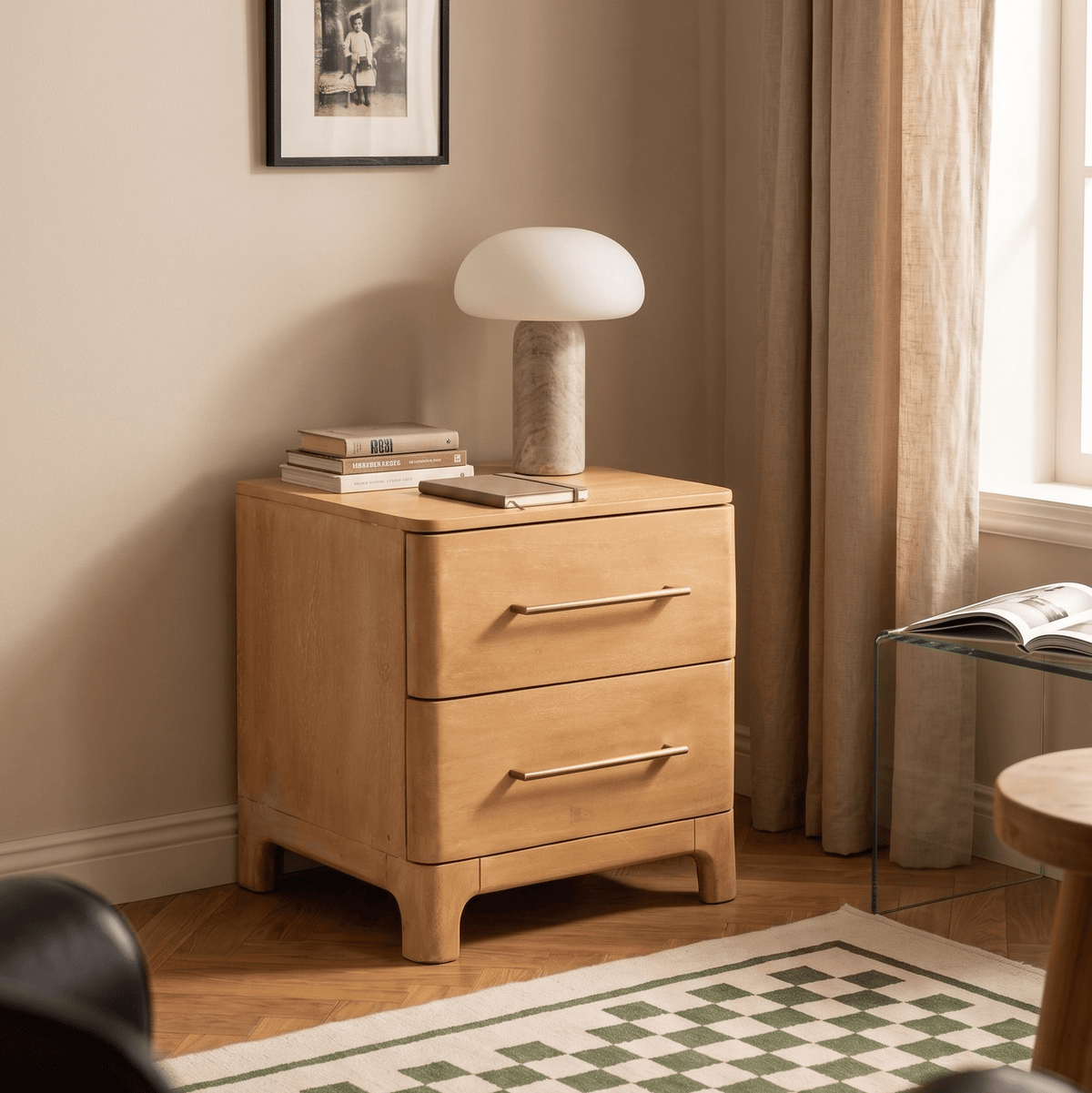 Meadowline Mango wood Night Stand Nightstands| Roots Furniture