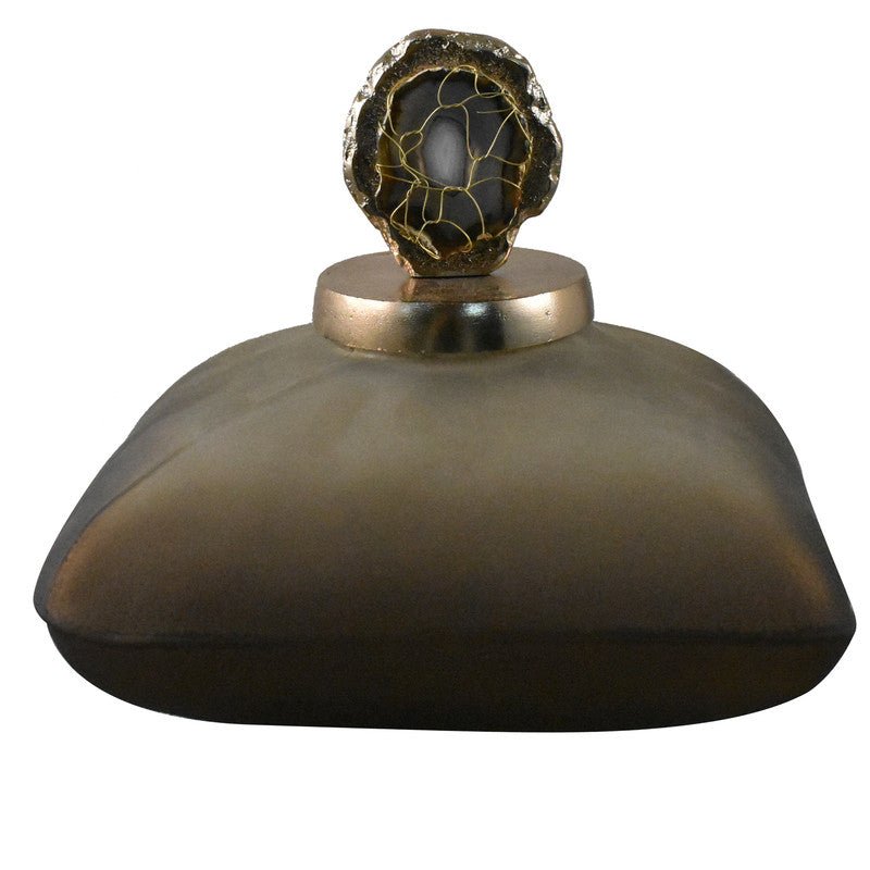 Medium Esme Bottle with Wrapped Agate Accents Vases and Jars| Crestview