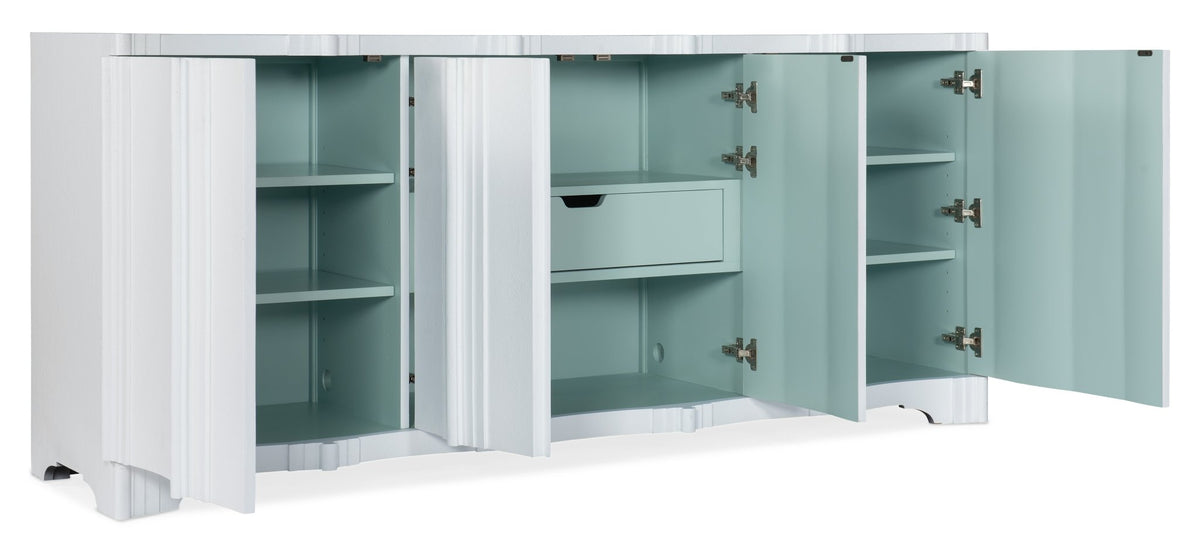 Melange Corinth Four Door Entertainment Console Consoles & Sideboards| Hooker