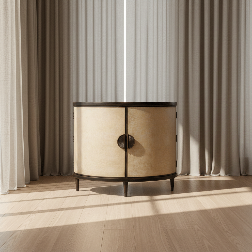 Melange Em Demilune Accent Chest Cabinets & Chests| Hooker