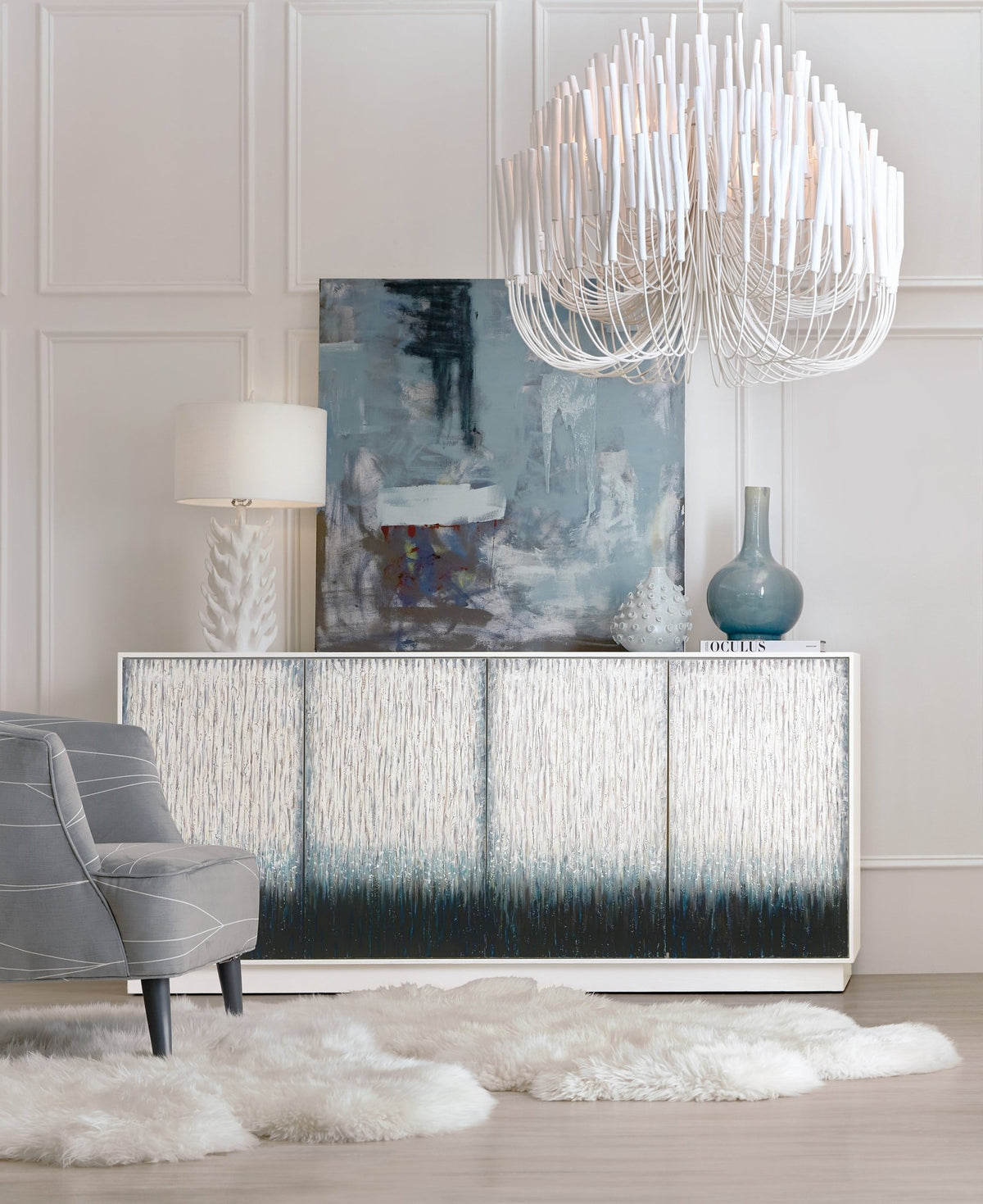 Melange Mediterranean Entertainment Credenza TV Units| Hooker
