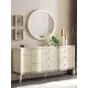 MELANGE MONIQUE ROUND MIRROR Mirrors| Hooker