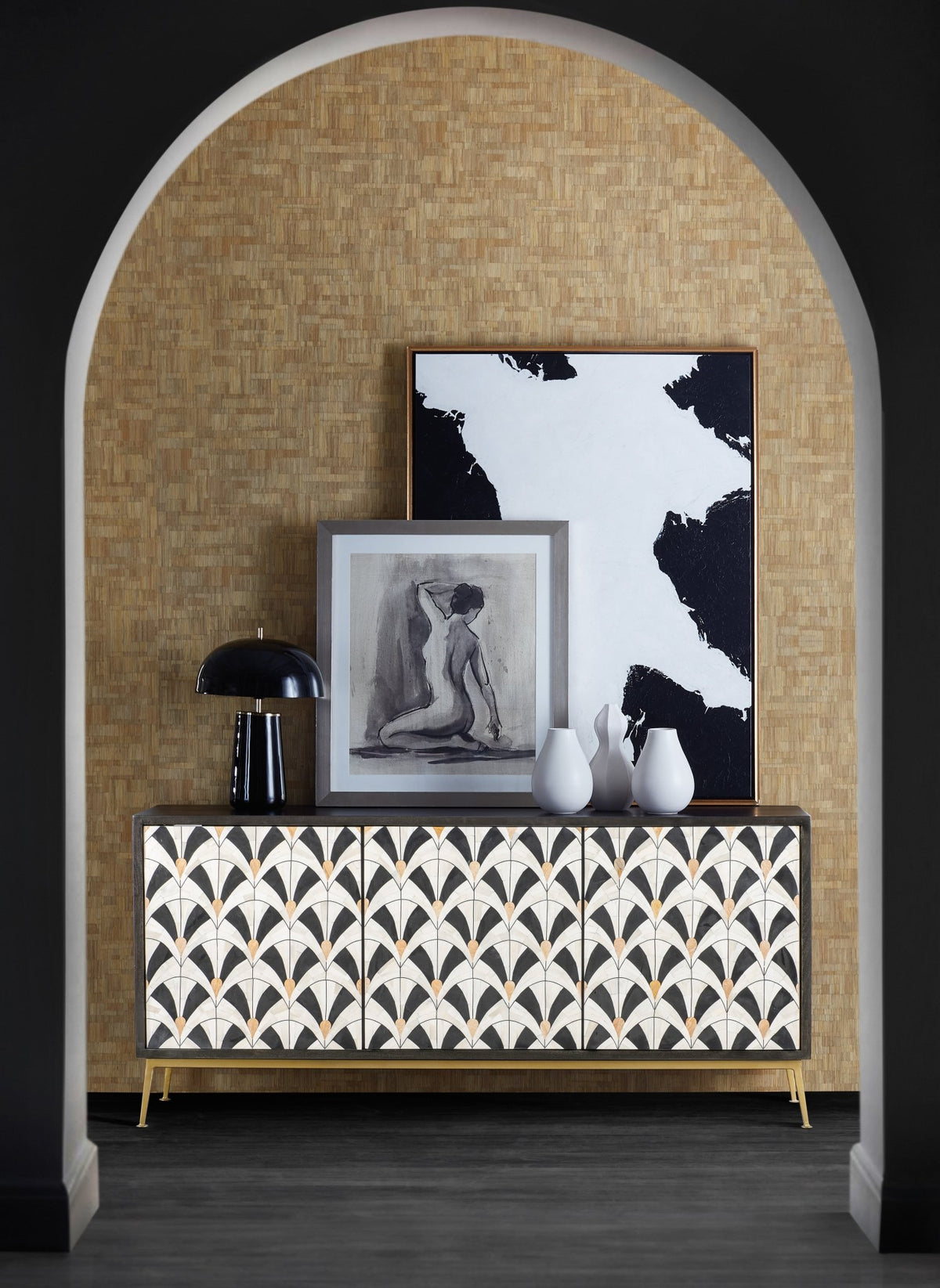Melange Renee Credenza TV Units| Hooker