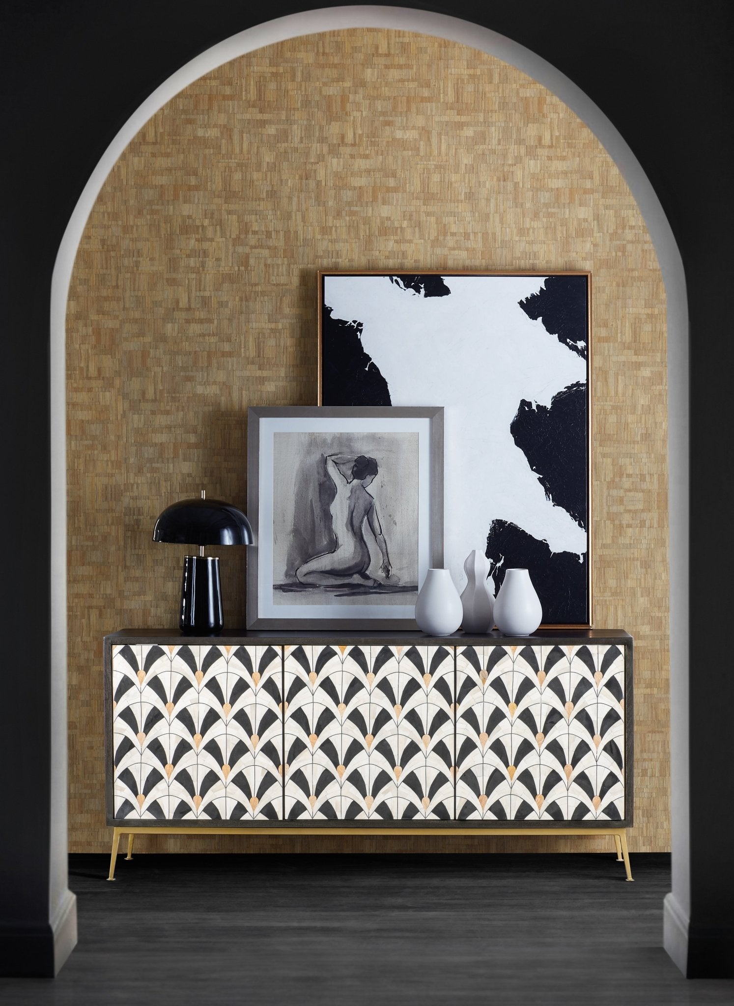 Melange Renee Credenza TV Units| Hooker