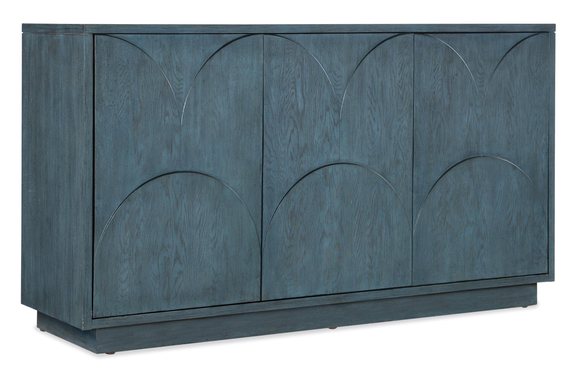 Melange Round Valley Three Door Entertainment Credenza TV Units| Hooker
