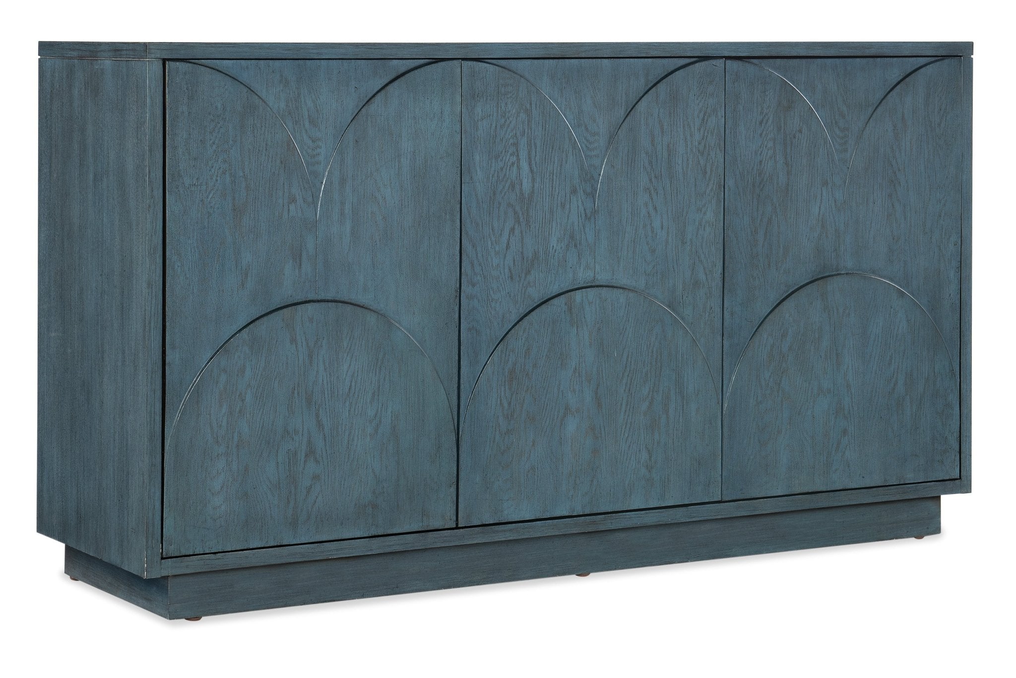 Melange Round Valley Three Door Entertainment Credenza TV Units| Hooker