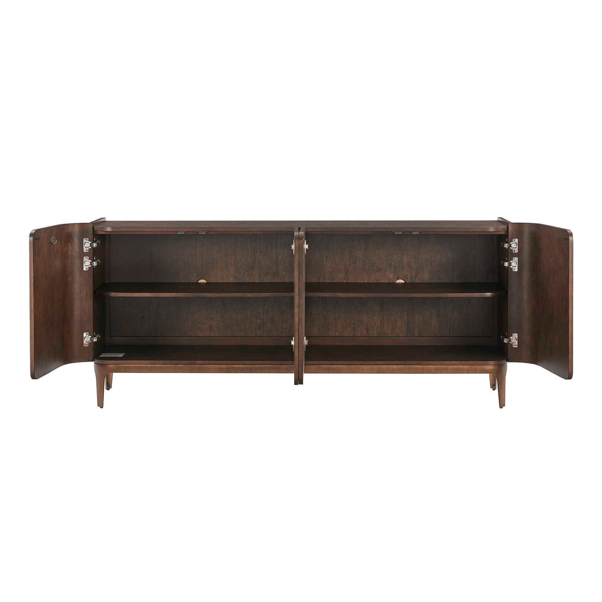 Melbourne Mappa Burl 4 Door Cabinet Cabinets & Chests| Uttermost
